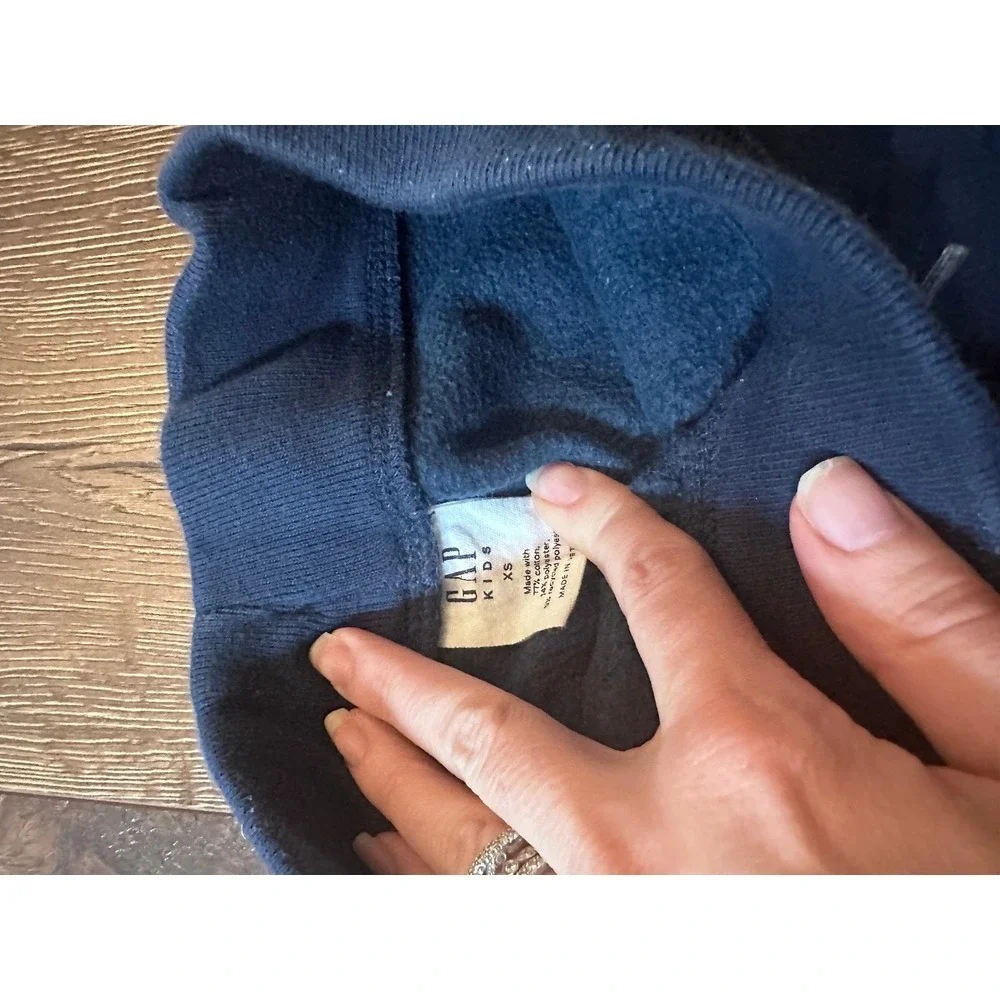 Gap navy blue sweatpants xs track‎ sweats stripe fall